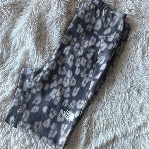 The North Face Black and Gray Animal Print Leggings